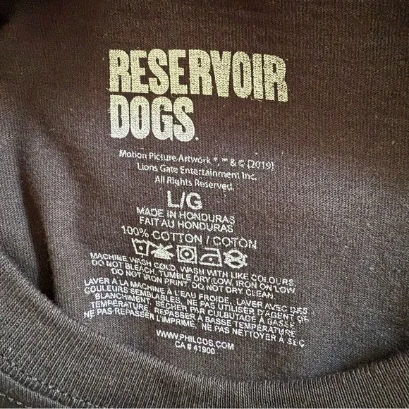 Reservoir Dogs Men’s T Shirt Black Crew Neck Short Sleeve Neo Noir Thriller - Picture 7 of 10